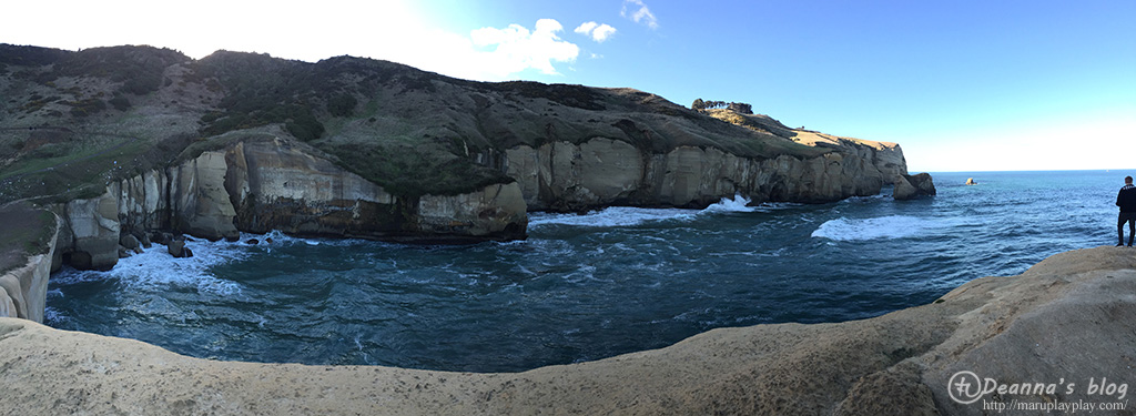 紐西蘭 tunnel beach