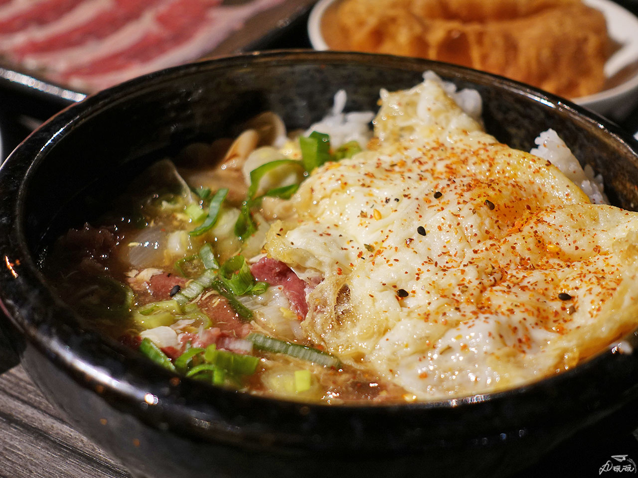 涮辛酸牛肉丼飯