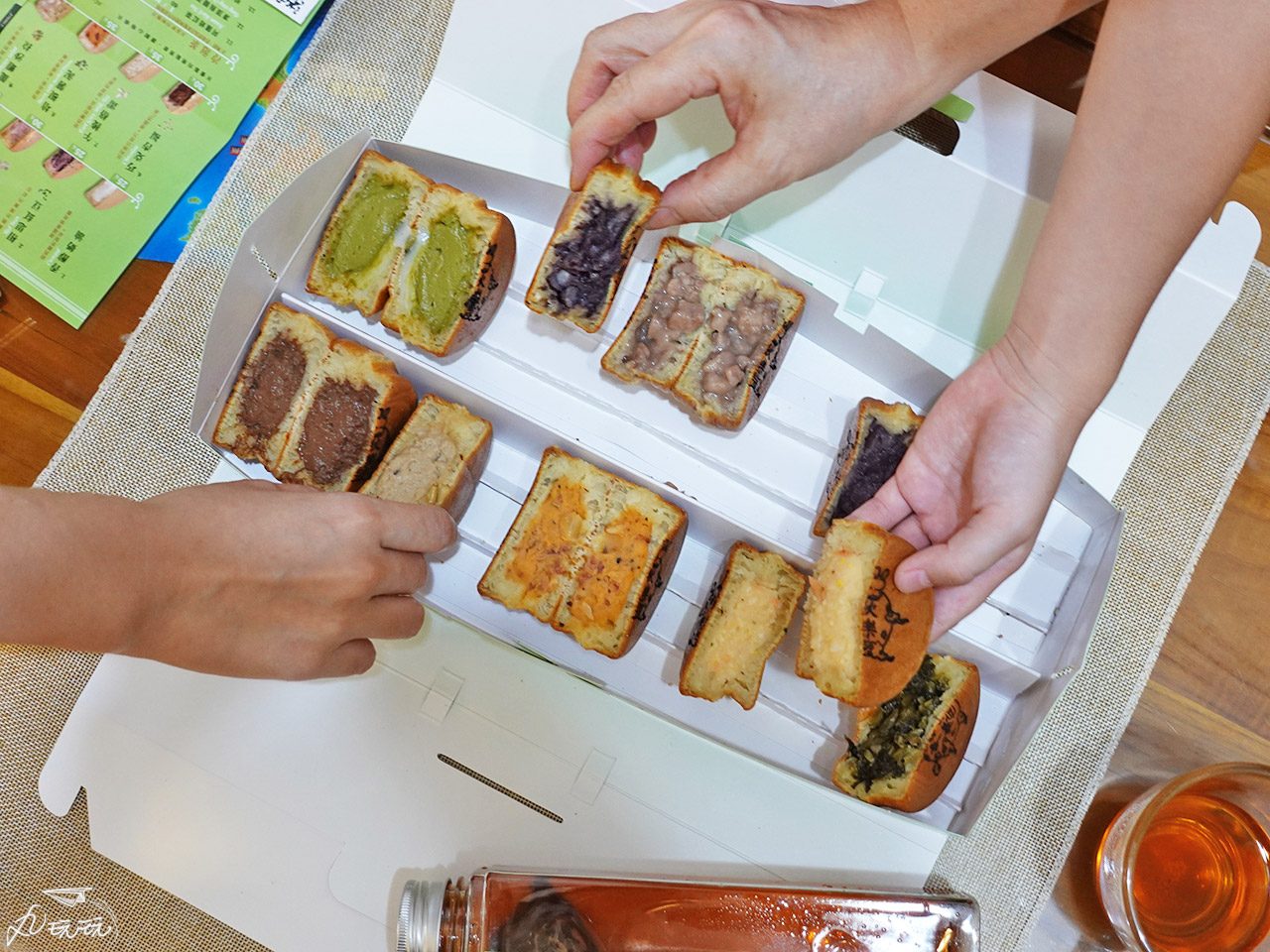 不貳光車輪餅口味